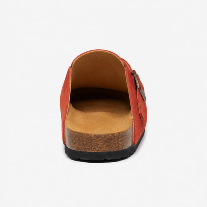Plakton Women's Clog in Suede Blogg Thick Grain Suede