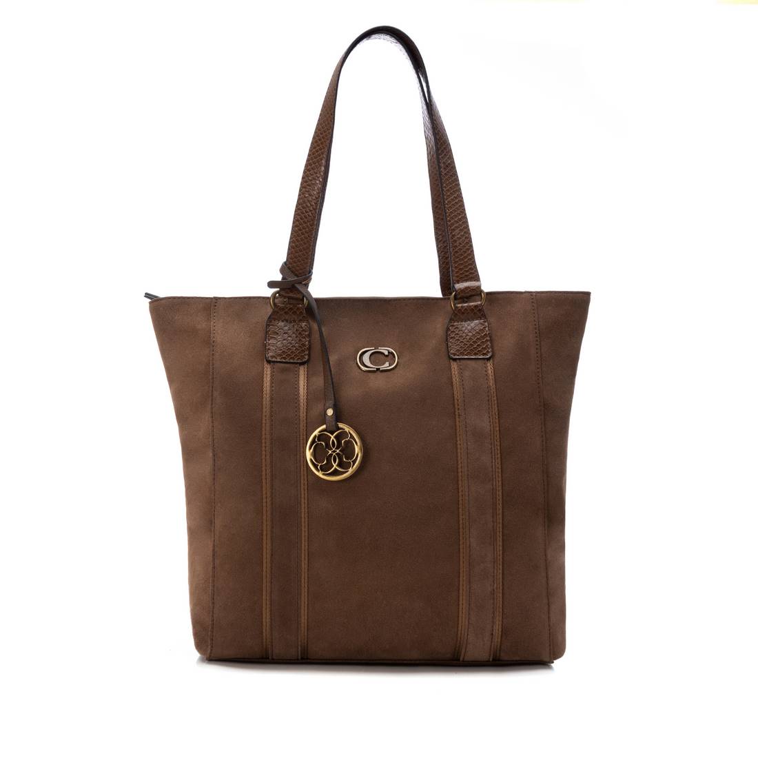 Women's Leather Tote Bag 186073 By Carmela