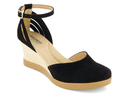 Andrea Women's Wedge Ankle Strap Espadrilles 19819