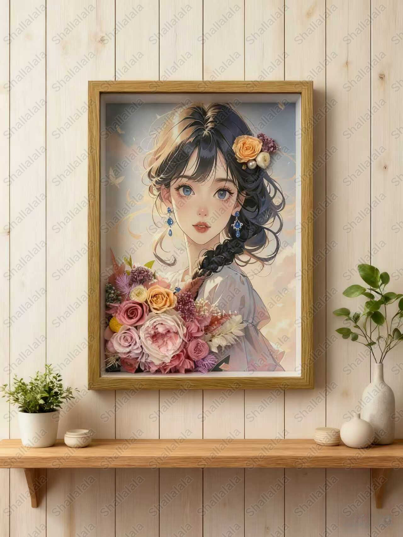 The window to the Soul - Preserved Flowers Wall Art