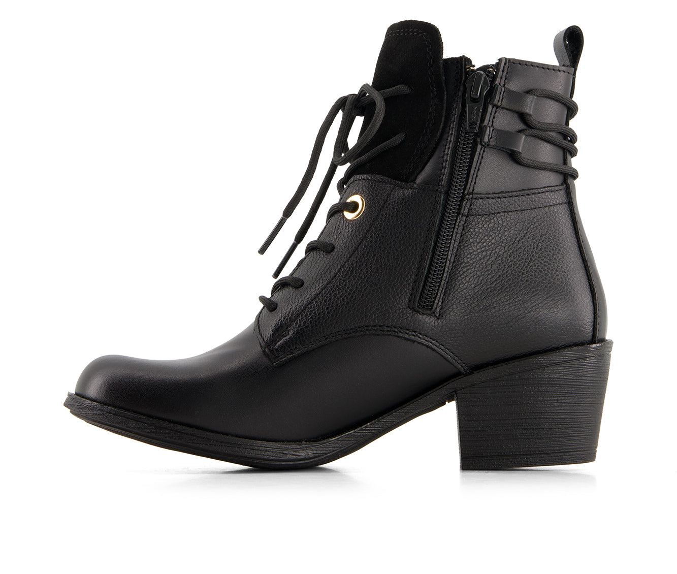 Andrea Women's Leather Lace up Ankle Booties 36123