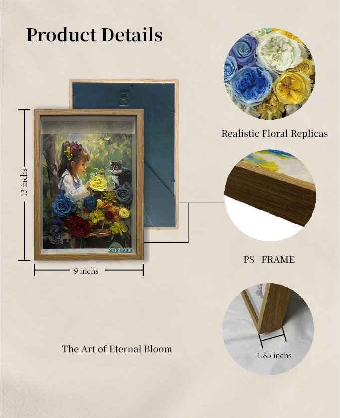 This is Life - Preserved Flowers Wall Art