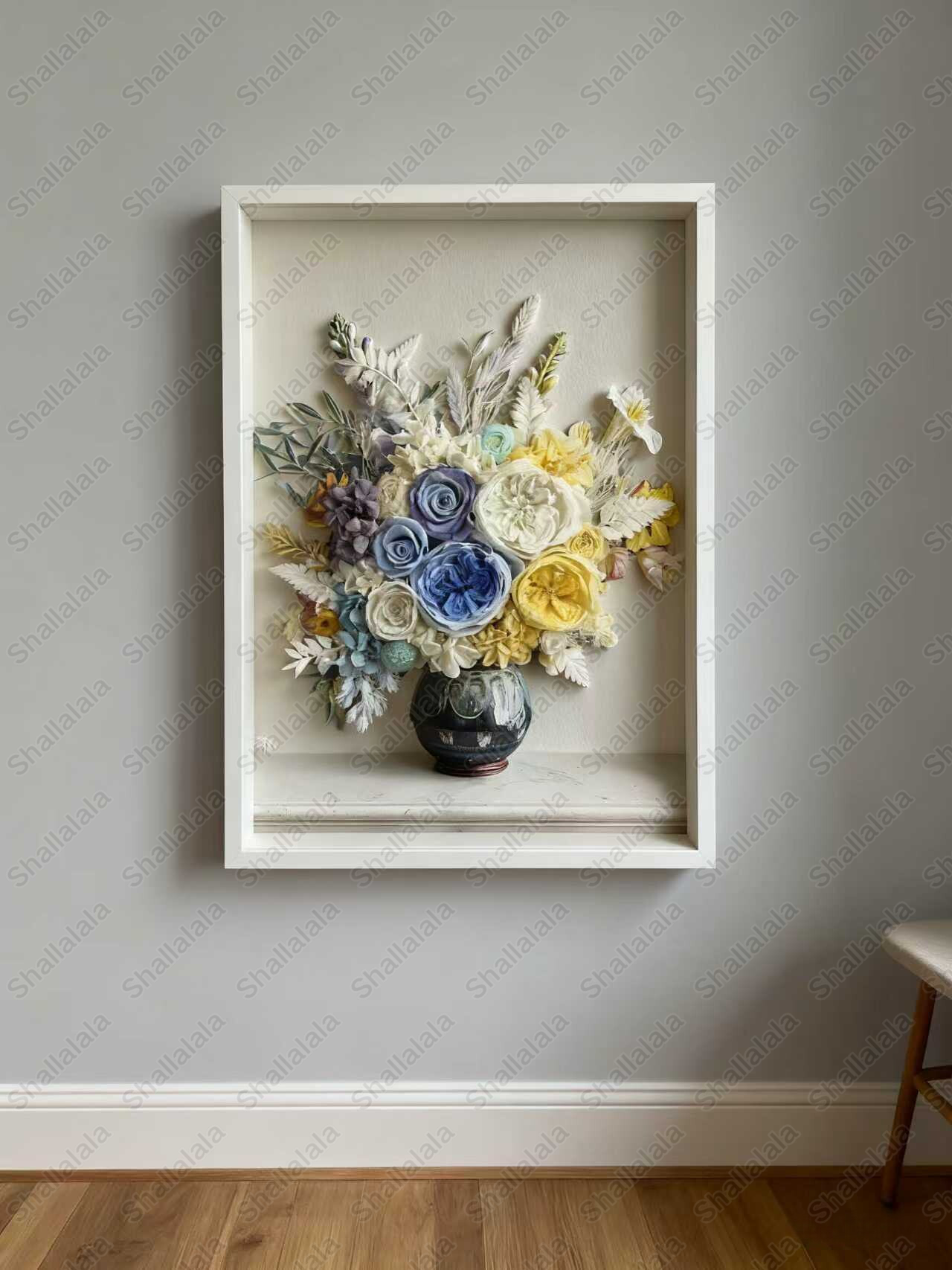Forever Vessel - Preserved Flowers Wall Art