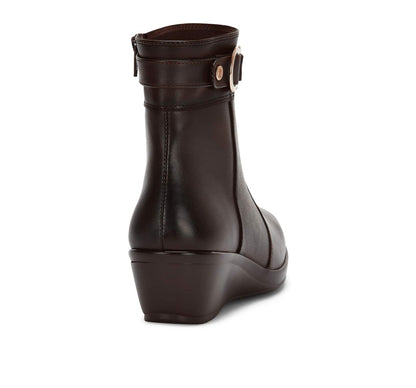 Andrea Leather Booties for Women 63317