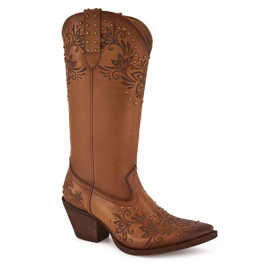 Women Premium Leather Western Boots By Forastero FOR66208