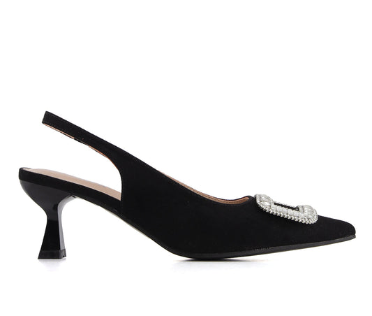 Andrea Women's Louis Heel Slingback Pumps 66625