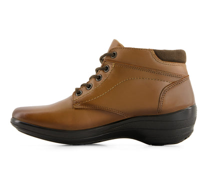 Andrea Women's Leather Lace up Booties 84744