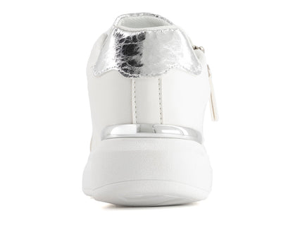 Andrea Women's Casual Sneakers with Side Zipper 61813