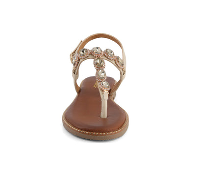 Andrea Women's Thong Sandals with Buckle Strap 61949