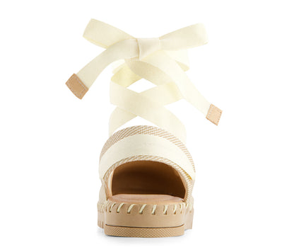 Andrea Women's Textile Ribbon Lace Flats 65286