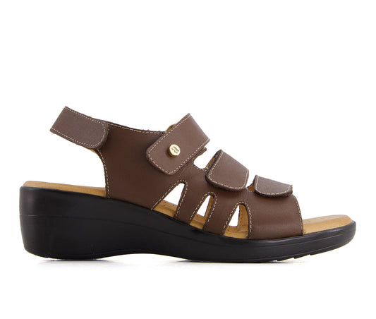 Andrea Women's Premium Comfort Wedge Fisherman Leather Sandals 65432