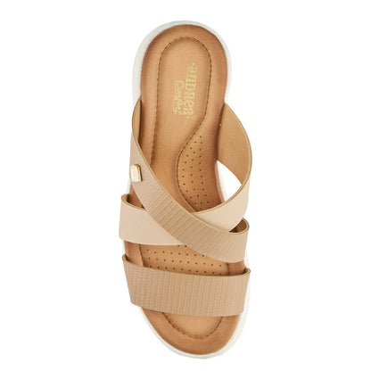 Andrea Women's Slip on Wedge Sandals 65566