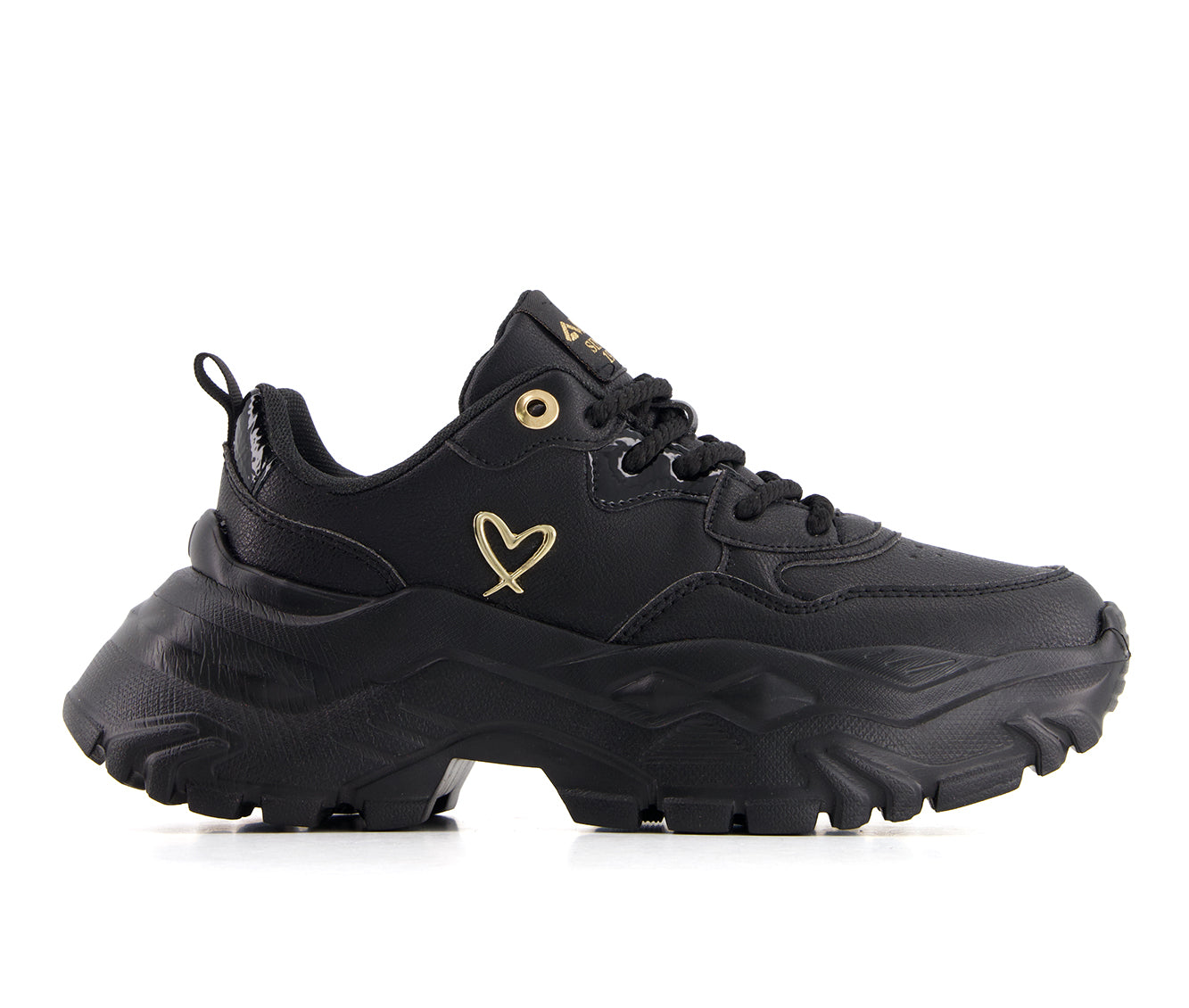 Andrea Women's Chunky Sneakers with Golden Heart 67730