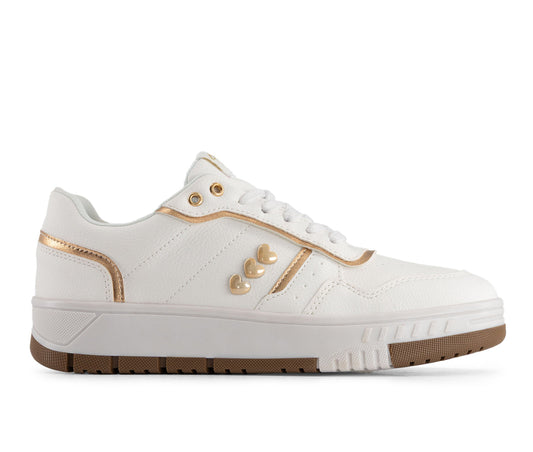 Andrea Women's Casual Sneakers With Hearts 68035