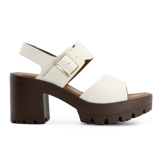 Andrea Women's Heeled Ankle Strap Sandals 66218
