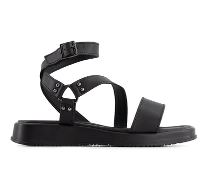 Andrea Women's Flat Sandals With Ankle Strap 69427