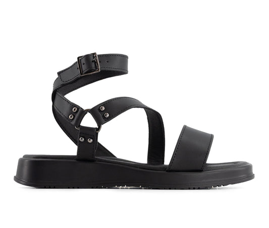 Andrea Women's Flat Sandals With Ankle Strap 69427