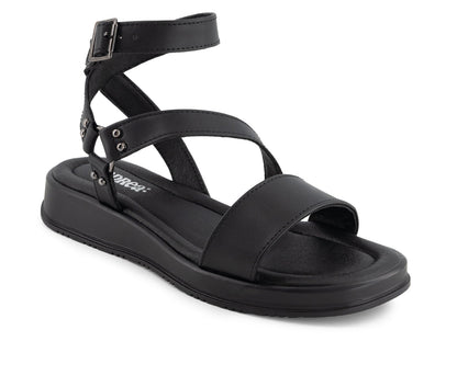 Andrea Women's Flat Sandals With Ankle Strap 69427