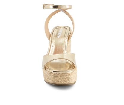Andrea Women's High Wedge Heel Ankle Strap Sandals 69997