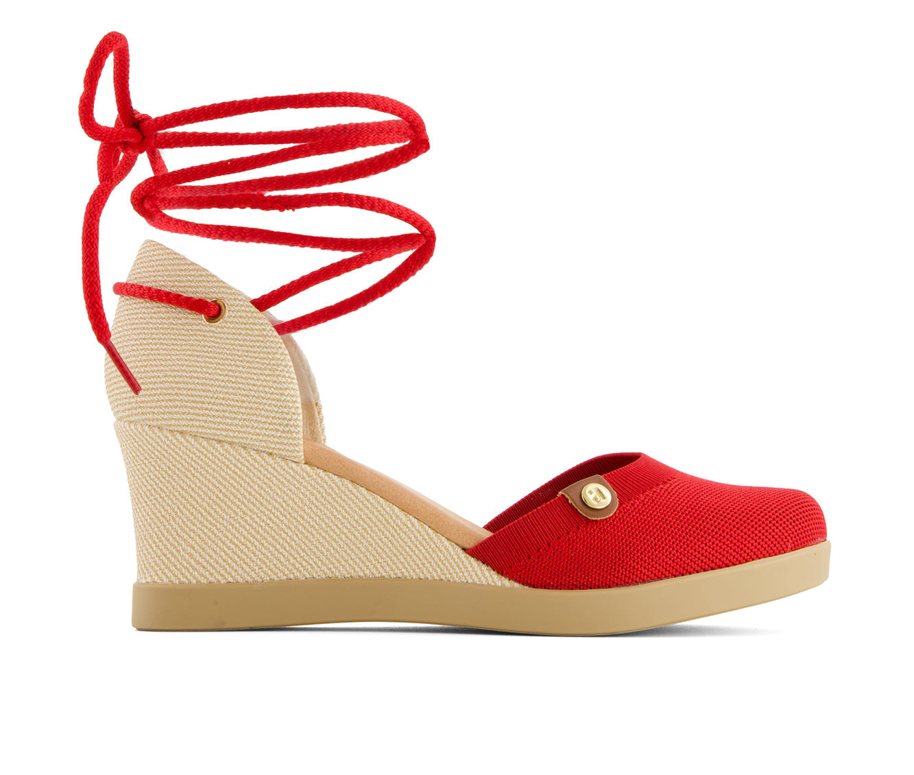 Andrea Women's Wedge Ankle and Calf Strap Espadrilles 88318