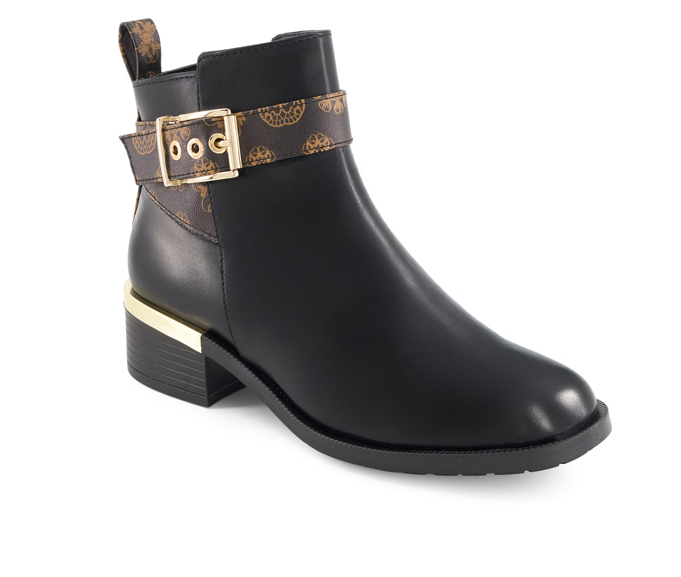 Andrea Women's Fashion Booties with Ankle Buckle 88363