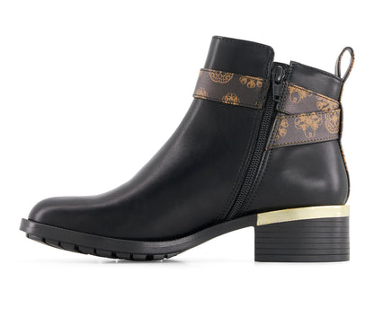 Andrea Women's Fashion Booties with Ankle Buckle 88363
