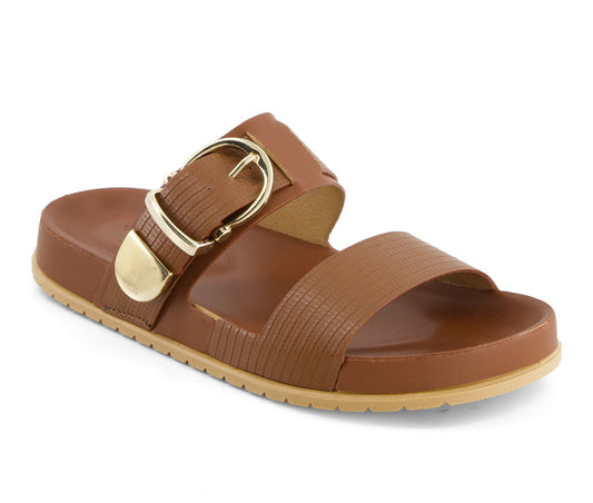 Andrea Women's Double Strap Footbed Sandals 90562