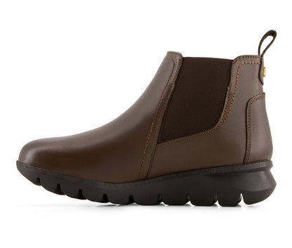 Andrea Women's Leather Short Chelsea Boots 90569