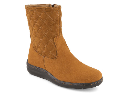 Andrea Women's Peachskin Touch Quilted Boots 90564