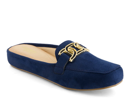 Andrea Women's Soft Suede Mules 90572