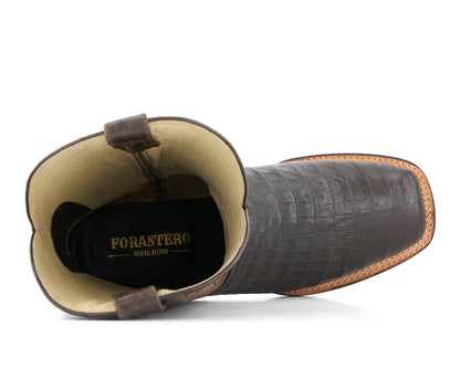 Forastero Men's Croco Embossed Leather Cowboy Boots 90999