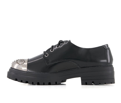 Andrea Women's Metal Toe Patent Oxfords 90799