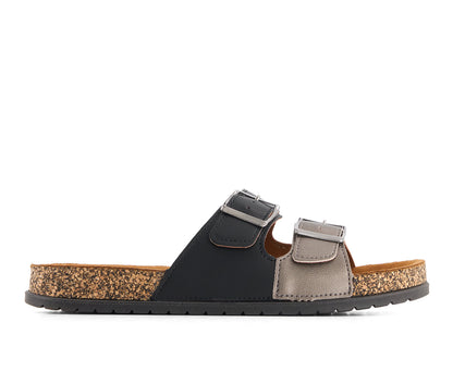 Andrea Women's Double Strap Footbed Sandals 89884