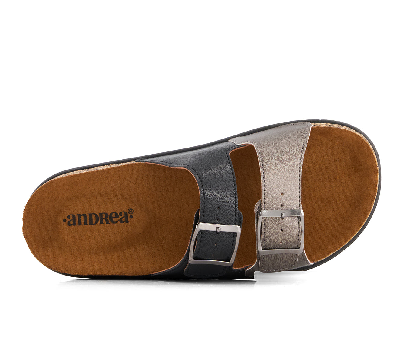 Andrea Women's Double Strap Footbed Sandals 89884