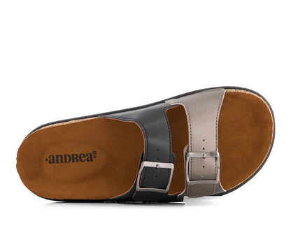 Andrea Women's Double Strap Footbed Sandals 89884
