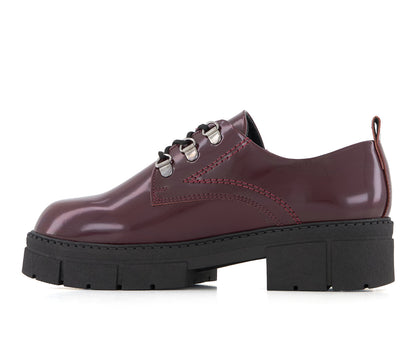 Andrea Women's Chunky Sole Patent Oxfords 90807