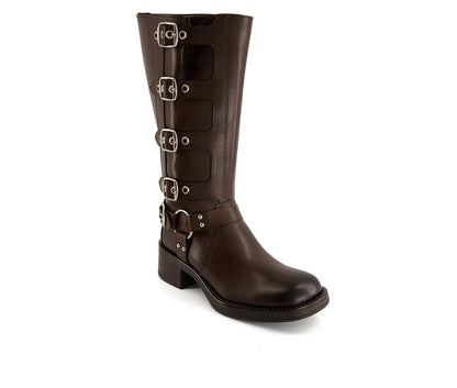 Andrea Women's Tall Biker Boots 90765