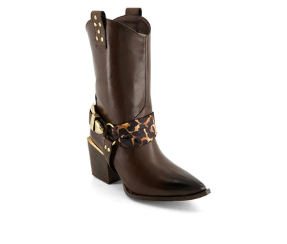 Andrea Women's Pointed Toe Western Style Boots 90766