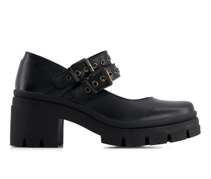 Andrea Women's Heeled Double Strap Mary Janes 90816