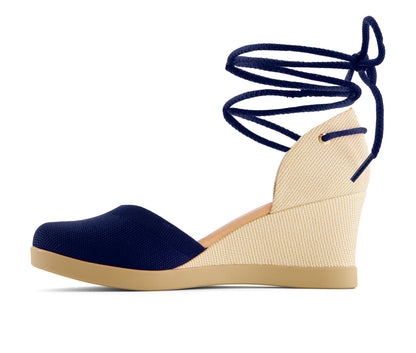 Andrea Women's Wedge Ankle and Calf Strap Espadrilles 88318