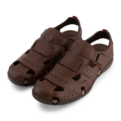 Andrea Men, Men's Sandals Leather 95111-3892107