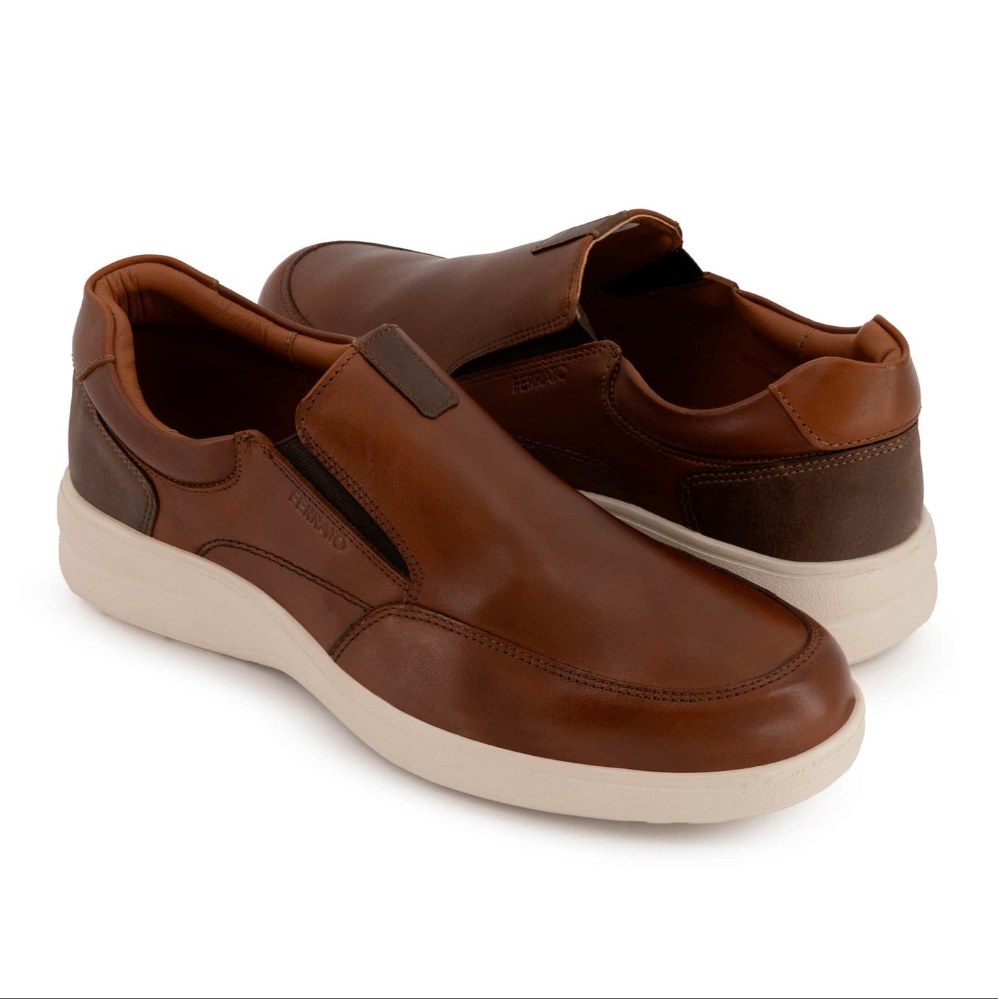 Ferrato Men's Flats Leather 95099-3894125