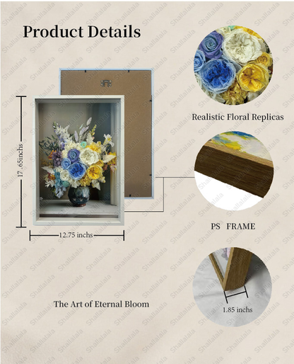 Forever Vessel - Preserved Flowers Wall Art