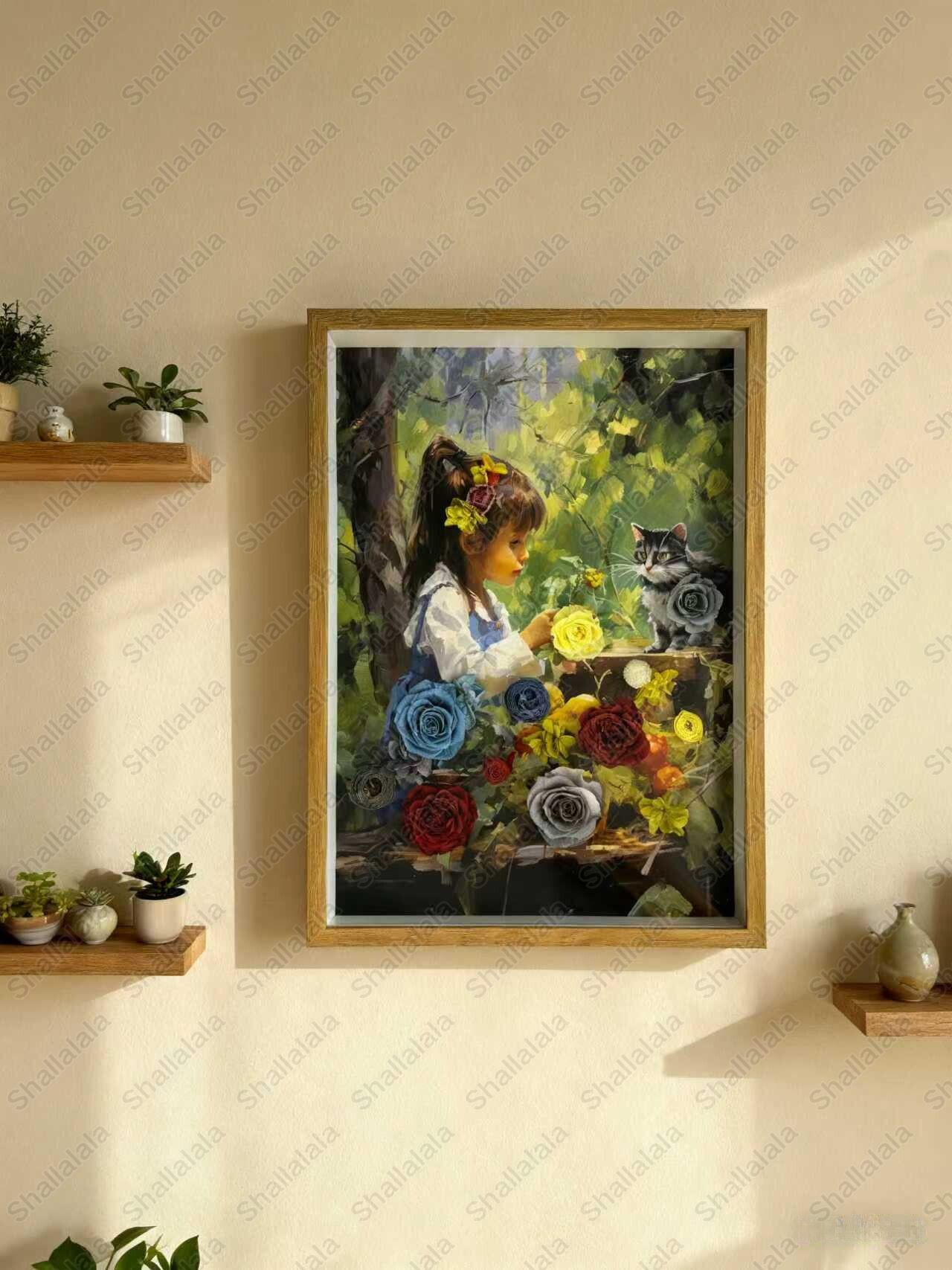 This is Life - Preserved Flowers Wall Art