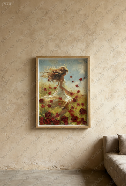 A Girl's Dream - Preserved Flowers Wall Art