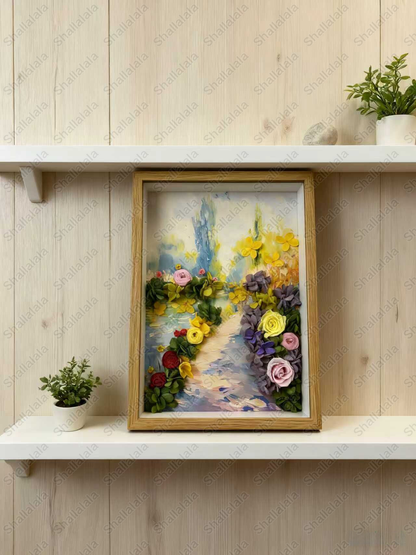 Sunlight in Garden - Preserved Flowers Wall Art