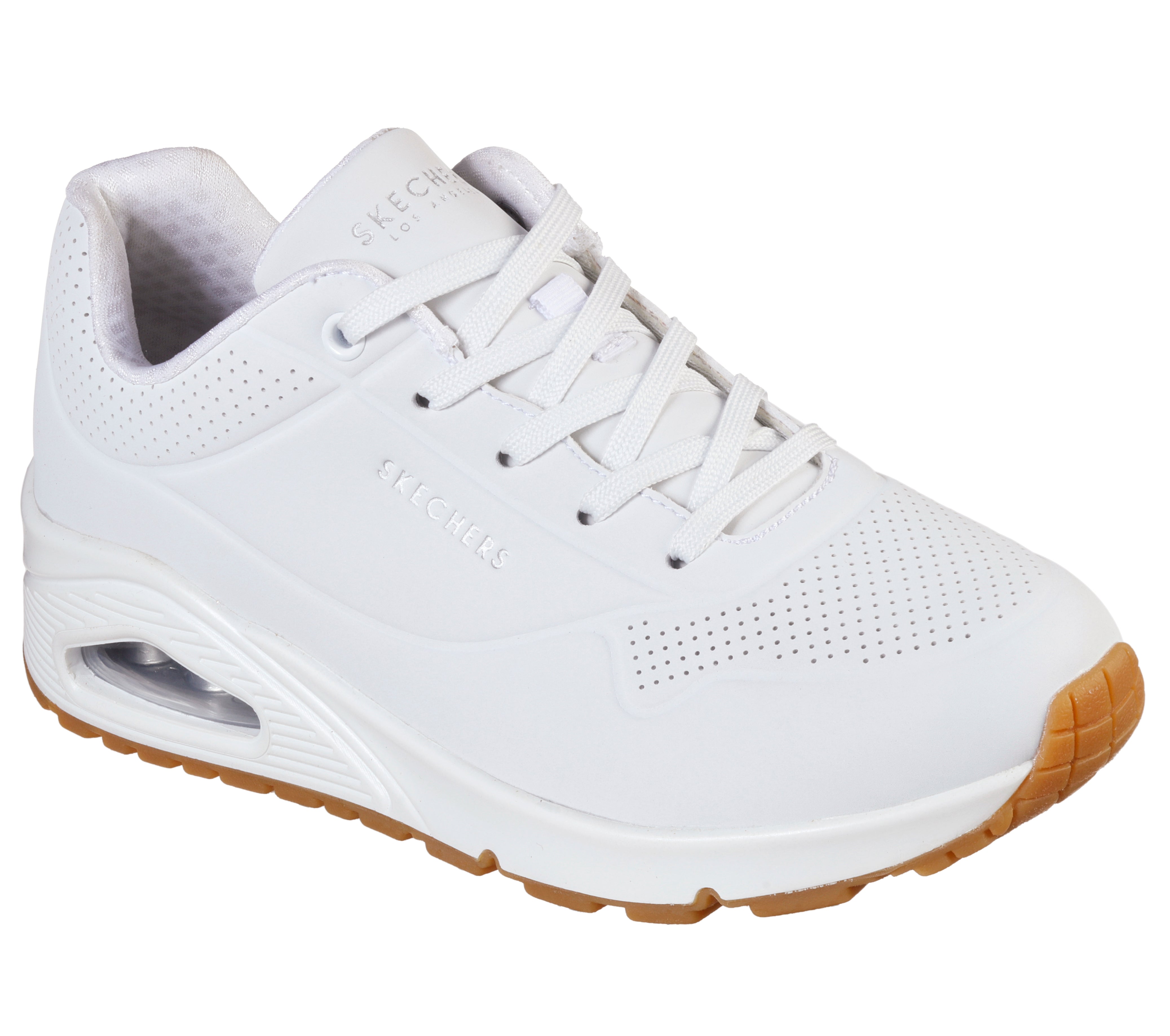 Skechers ホワイト スニーカー SKECHERS ホワイト スニーカー - メルカリ