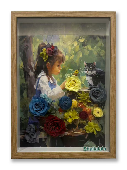 This is Life - Preserved Flowers Wall Art