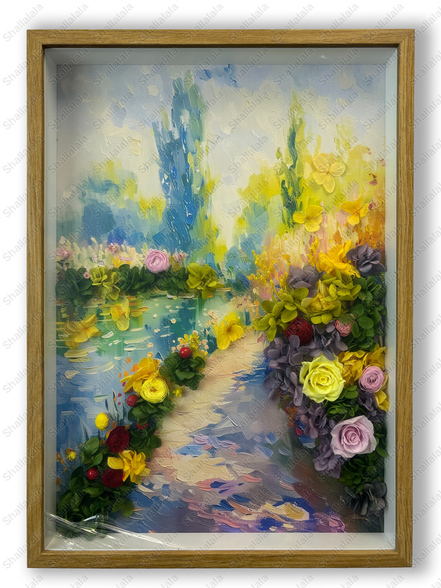 Sunlight in Garden - Preserved Flowers Wall Art