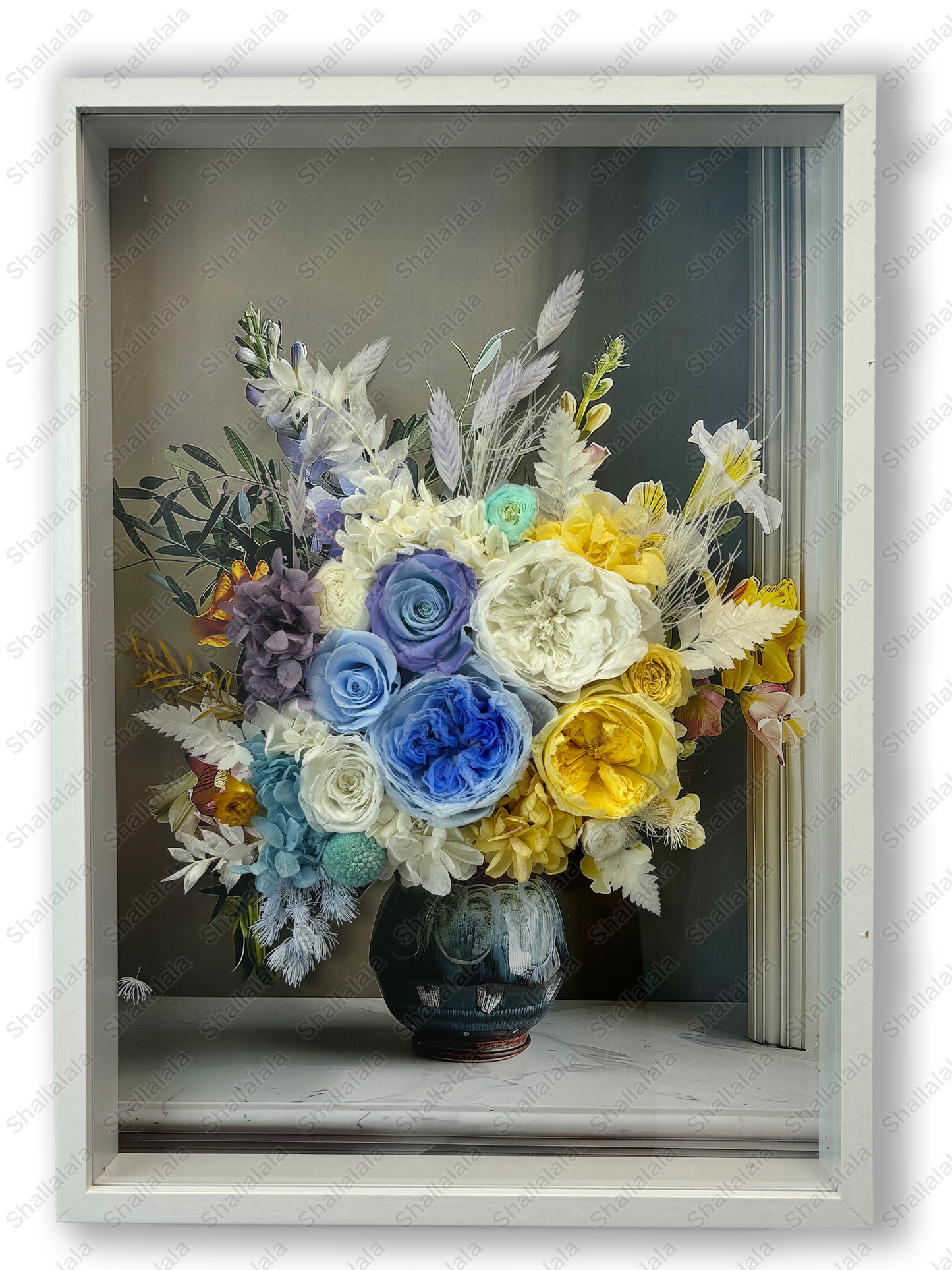 Forever Vessel - Preserved Flowers Wall Art